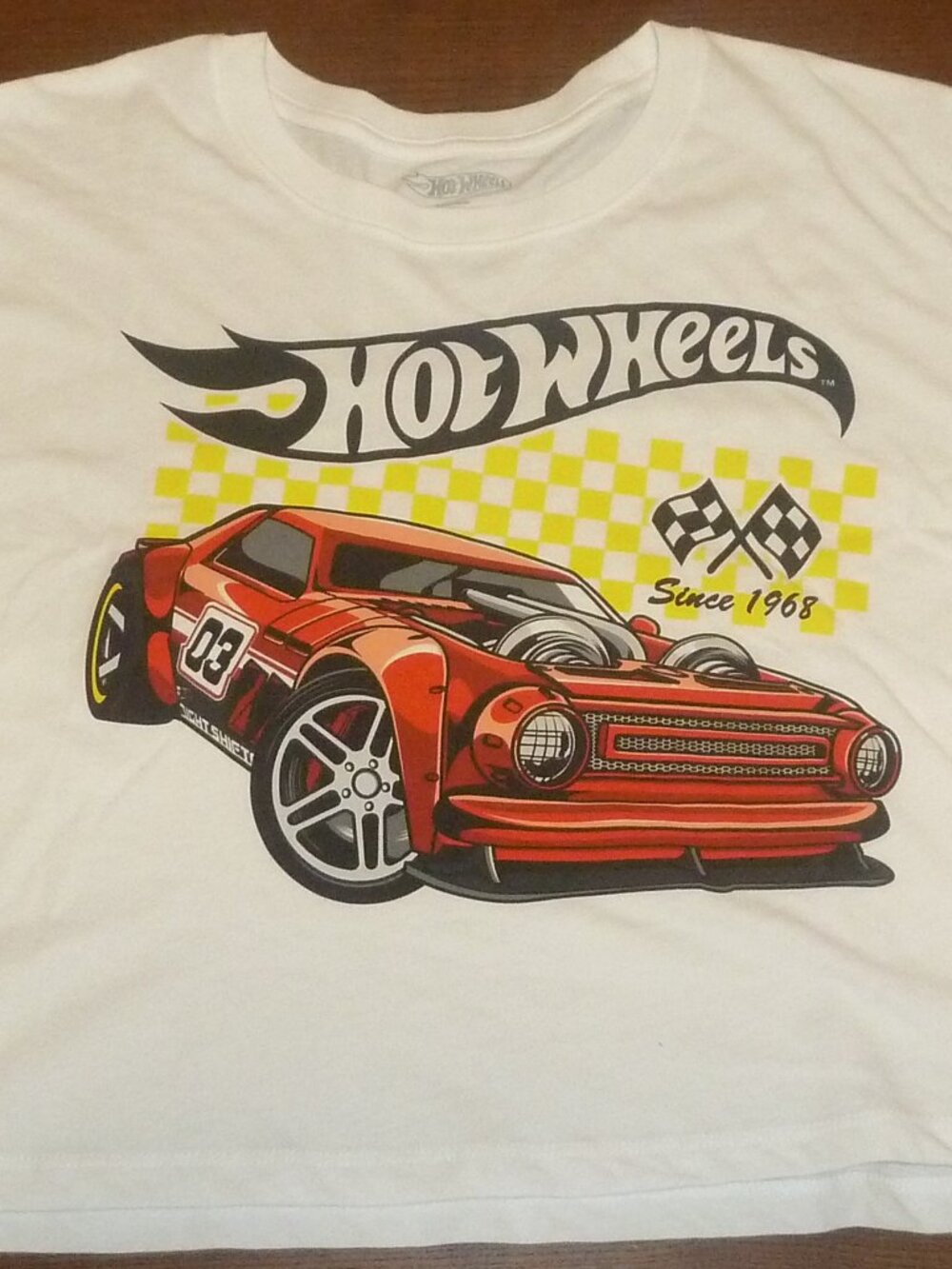 Hot Wheels Womens T Shirt Cropped Cars Size XL